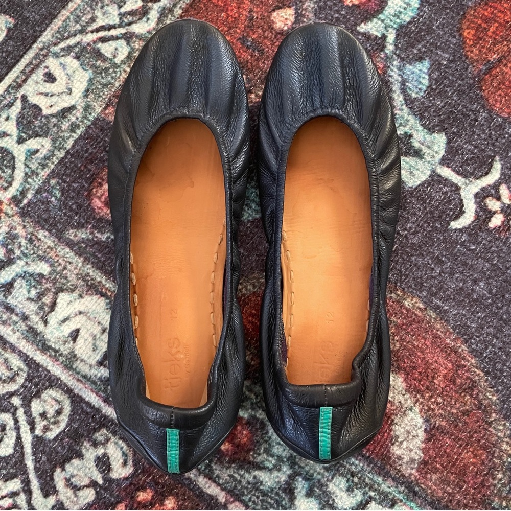 Blue Shimmer Tieks Size 12